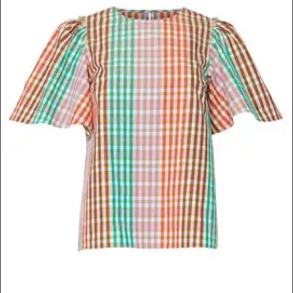 Kate Spade New York Multi Plaid Top